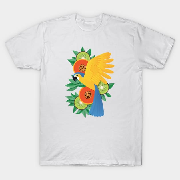 Tropical parrot T-Shirt by jamesboast